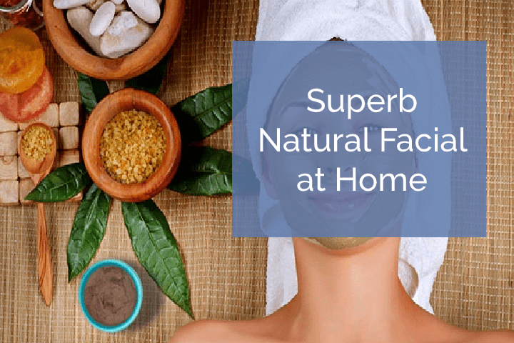 Natural facial at home