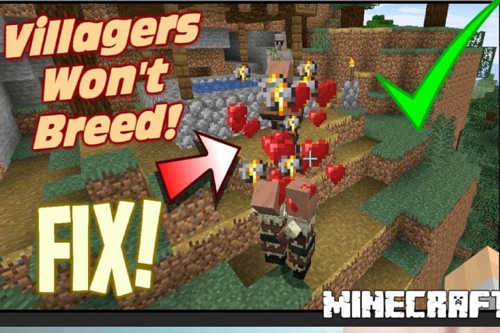 Minecraft Villagers not Breeding Easy Fix