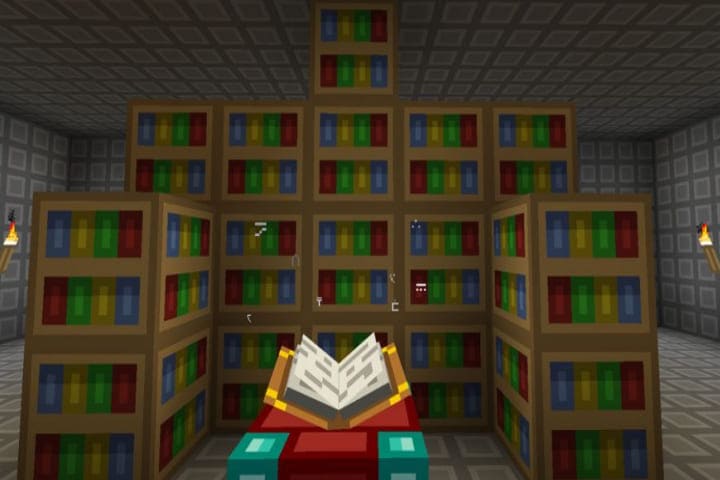 how many bookshelves for level 30