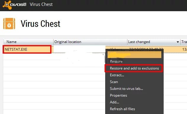 Virus chest