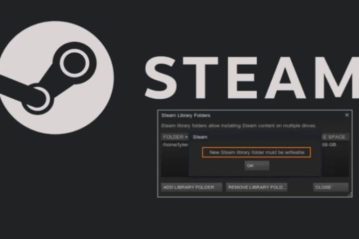 Failed to Add New Steam Library Folder