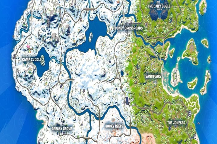 fortnite chapter 3 map
