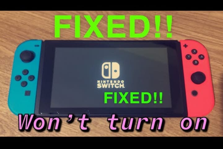 Nintendo Switch Wont Turn On