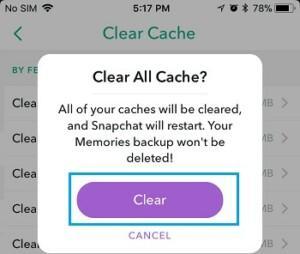 clear-snapchat-cache-pop-up-iphone-
