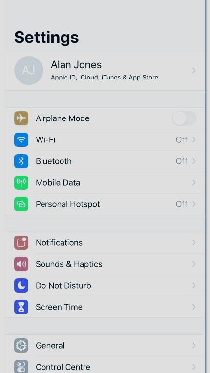 disable network setting