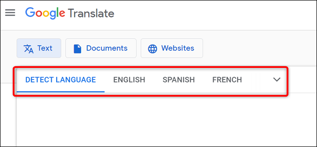 Google translate tool
