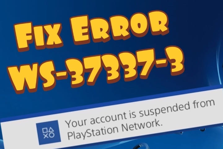 PS4 Error Code WS-37337-3
